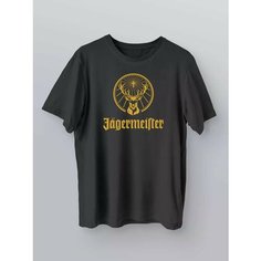 Футболка егермейстер jagermeister, размер L, черный HDW