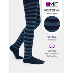 Колготки MARK FORMELLE Махровые, 100 den, размер 128-134, синий