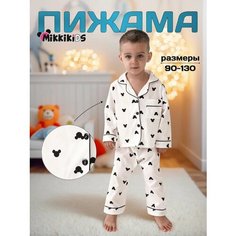 Пижама MikkiKiDS, размер 100, белый