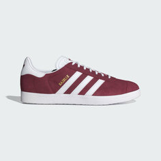 Кроссовки adidas Originals Gazelle, размер 5,5 UK, Collegiate Burgundy/Ftwr White/Gold Metal