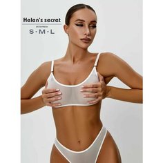 Комплект нижнего белья Helens secret Зима-Весна 2025, размер S, белый