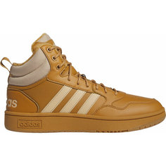 Кеды adidas Hoops 3.0 Mid Wtr, полнота F, размер 10 UK, белый