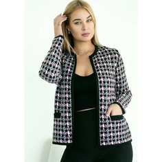 Кардиган Rovental, размер 52, , красный, черный, фуксия