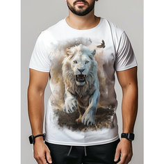 Футболка MONTES, размер 46, белый