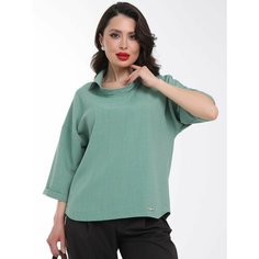 Блуза YRCHE, размер 48, оливковый