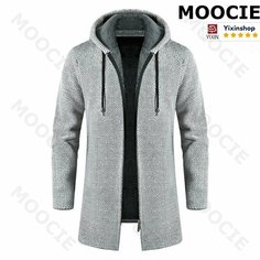 Свитер MOOCIE, размер 4XL, , светло-серый