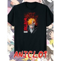 Футболка ANICLOT, размер XS, черный