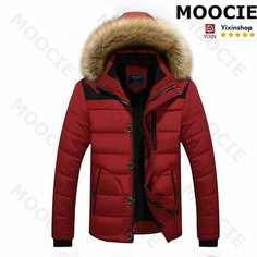 Пуховик MOOCIE, размер 4XL, красный