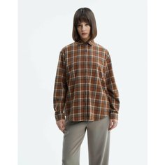 Рубашка Gloria Jeans, размер XS (38-40), мультиколор, бежевый