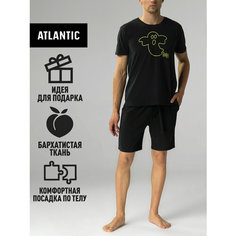 Пижама Atlantic, размер 46/M, черный