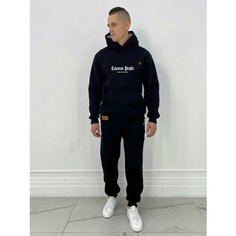 Костюм спортивный , размер 48, черный Нет бренда