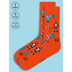 Носки Kingkit, размер 41-45, оранжевый