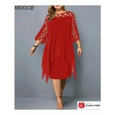 Платье MOOCIE Базовая коллекция, размер X L, красный
