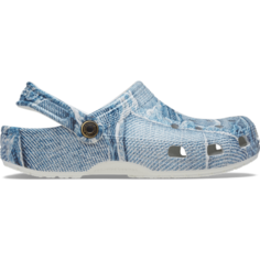 Сабо Crocs Classic Denim Clog, размер M7/W9 US, голубой