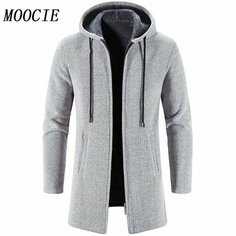 Шуба MOOCIE, размер L, светло-серый