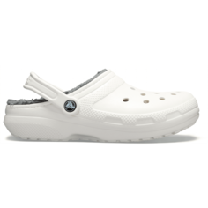 Сабо Crocs Classic Lined Clog, размер M4/W6 US, white/grey