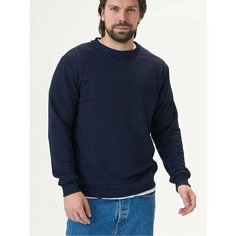 Свитшот Uzcotton Premium, размер 44-46\S, , темно-синий