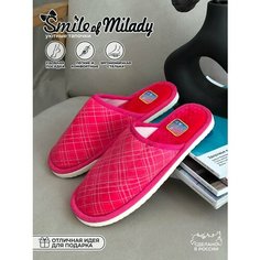 Тапочки Smile of Milady, размер 38/39, розовый