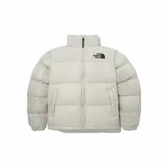 Пуховик The North Face, размер 52-54, белый