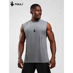 Майка спортивная FIZULI, размер XXL, серый, серый