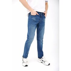 Джинсы зауженные Jack & Jones, размер 40, сине-серый