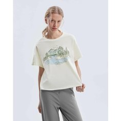 Футболка Gloria Jeans, размер XL (48), молочный