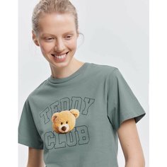 Футболка Gloria Jeans, размер XS (38-40), темно-зеленый