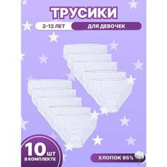 Трусы Cool Kids Basic, размер 1-2 года (S), белый
