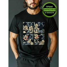 Футболка Romax Tex Микки, размер 52, черный