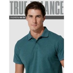 Поло TRUE BALANCE REGULAR FIT, размер 52, зеленый