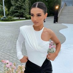 Боди Базовая, размер M, белый Uni Shop