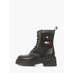 Ботинки берцы Tommy Jeans, размер 41 EU, черный