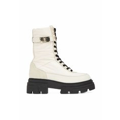 Ботинки берцы TOMMY HILFIGER, размер 41 EU, белый