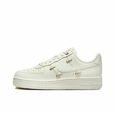 Кроссовки NIKE Air Force 1 07, полнота D, размер 39 EU, белый/бежевый