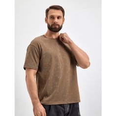 Футболка MOSTOM, размер XL, коричневый