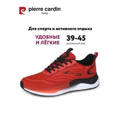 Кроссовки Pierre Cardin, полнота G (EU)/ на среднюю и широкую стопу, размер 41, красный