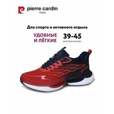 Кроссовки Pierre Cardin Кроссовки мужские PIERRE CARDIN размер 40 цвет красный, полнота G (EU)/ на среднюю и широкую стопу, размер 40, красный