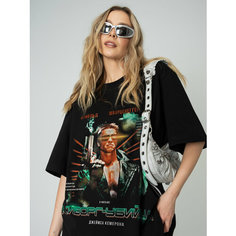 Футболка NOT TODAY, размер L-XL, черный