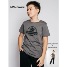 Футболка Lets Go Футболка, размер 146/76, серый