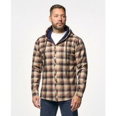 Рубашка кежуал, размер 54 (3XL), мультиколор Нет бренда