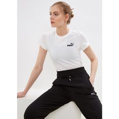 Футболка спортивная PUMA ESS Small Logo, размер M, белый