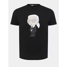 Футболка Karl Lagerfeld, размер 56, черный