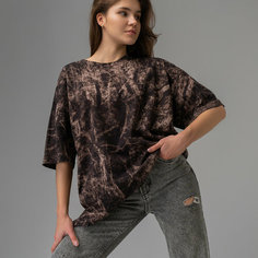 Футболка Happyfox для мужчин, для женщин, размер 52-54, коричневый