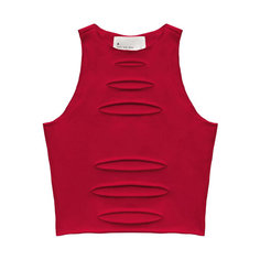 Топ XSAI RIPPED TOP 02, размер M, красный