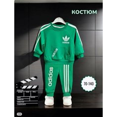Костюм спортивный , размер 80, зеленый Академия красоты