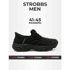 Кроссовки STROBBS, полнота 6 (RU)/ на среднюю стопу, размер 42, черный