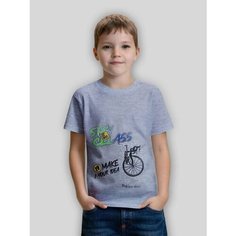 Футболка Базовая коллекция, размер 8, серый Iv Demaks