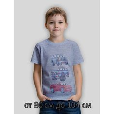 Футболка Базовая коллекция, размер 1, серый Iv Demaks