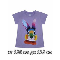 Футболка Базовая коллекция, размер 12, сиреневый Iv Demaks