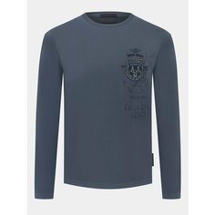 Лонгслив Aeronautica Militare, размер L, , светло-синий